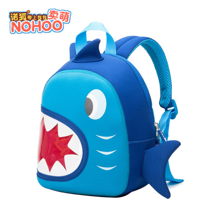 诺狐2018新款儿童书包幼儿园1-3岁男女背包小