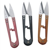 Small scissor cross embroidered scissors wire head sheared spring cut yarn cut sharp and durable