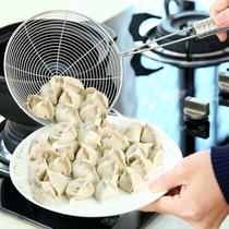 Stainless steel leaky spoons for dumplings domestic dense net oil bailing soy milk filter spoons net leaking mesh screen drain Hedge Fry