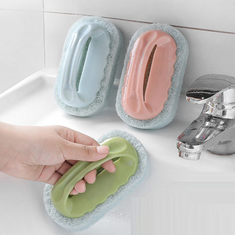Brush Cleaning Brush Decontamination bathtub Tile Kitchen Wash of the pan Dishwashing Pool Sponge Wipe the magic Brush