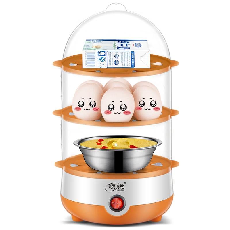 Breakfast Theorizer Large Capacity Boiled Egg AUTOMATIC POWER-OFF ANTI-DRY MINI STEAM EGG-STEAMER