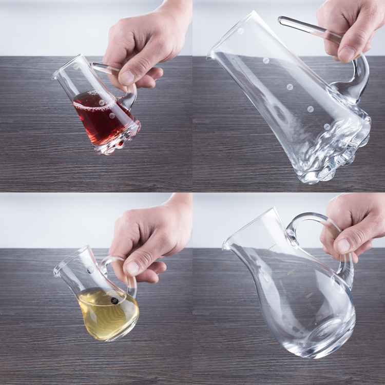 Rượu vang decanter rượu vang decanter hộ gia đình ly rượu vang không chì thủy tinh rượu vang châu Âu với quy mô - Rượu vang ly rượu vang