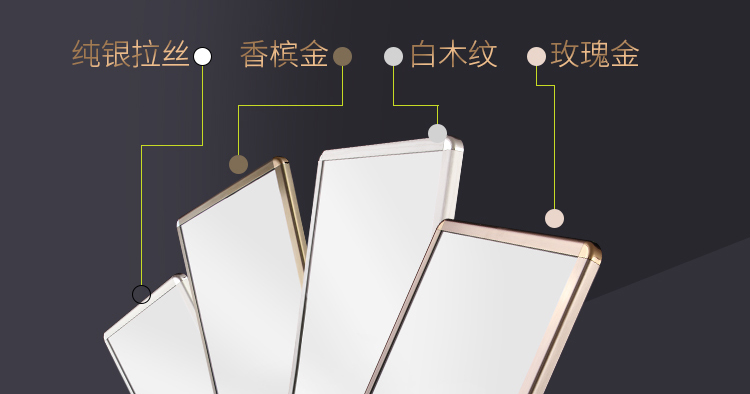 Tủ quần áo gương trượt tủ quần áo kính thiên văn gấp gương dài treo tường thử nghiệm tủ quần áo tích hợp gương xoay - Gương gương soi toàn thân treo tường