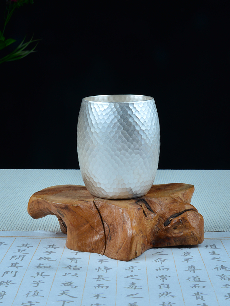 Sterling silver 999 sterling silver full silver master cup tea cup 4 two wine cups teacup gift good high-end