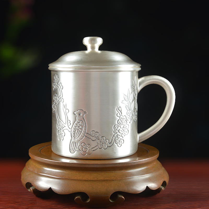 Silver tea cup sterling silver 999 sterling silver cup mug coffee cup tea cup sterling silver large tea pot silver cup