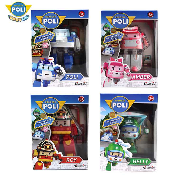 Polipoli Sheriff deformed police car car Children's robot boy toy Fire truck Ambulance