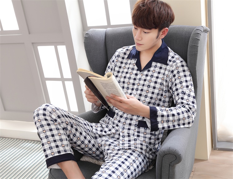Pyjama pour homme      en Coton à manches longues - Ref 3002987 Image 30