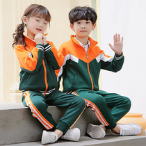 Kindergarten garden clothes spring and autumn clothes childrens class clothes teachers wear Primary School uniforms three sets of sportswear customization