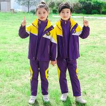 Childrens class uniforms spring and autumn outfits sports games set teachers customize three-piece school uniforms for primary and secondary school uniforms