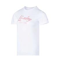 Li Ning short sleeve women 2020 Summer new sports fashion trend print round neck T-shirt culture shirt AHSQ102
