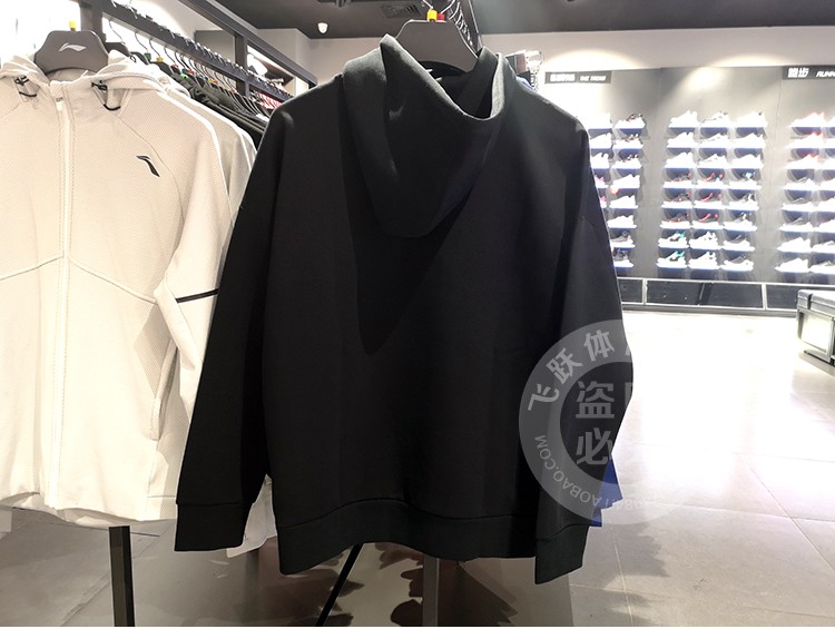 Li Ning 2019 Spring Men Basketball Series Áo trùm đầu Áo khoác hợp thời trang Áo thun AWDP053 - Thể thao lông cừu / jumper áo hoodie form rộng