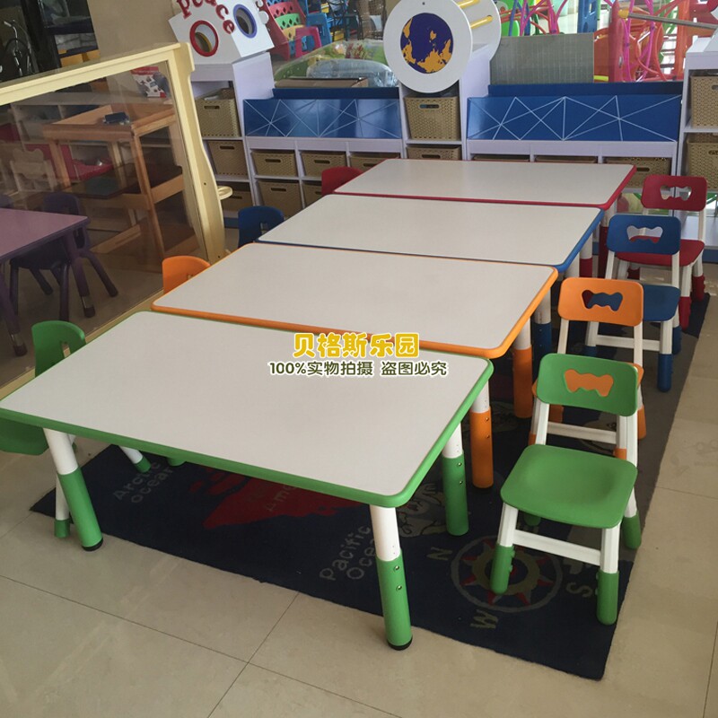 Kindergarten Leaning Back Chair Baby Seat Thickened Children Chair Plastic Kid Learn Table And Chairs Home Non-slip Stools