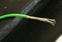 Imported multi-strand square core copper foil silver-plated single-core shielded signal line earphone upgrade cable fiber-wrapped silver tensile shock resistance