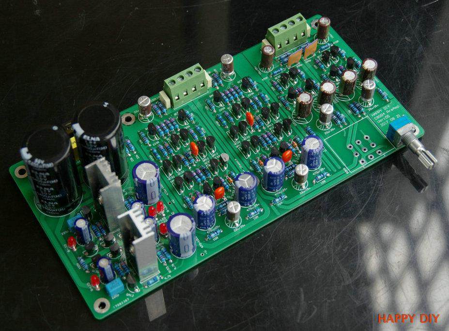 C8004 full discrete front stage with fine precision power supply voltage stabilized V05 kit two versions optional