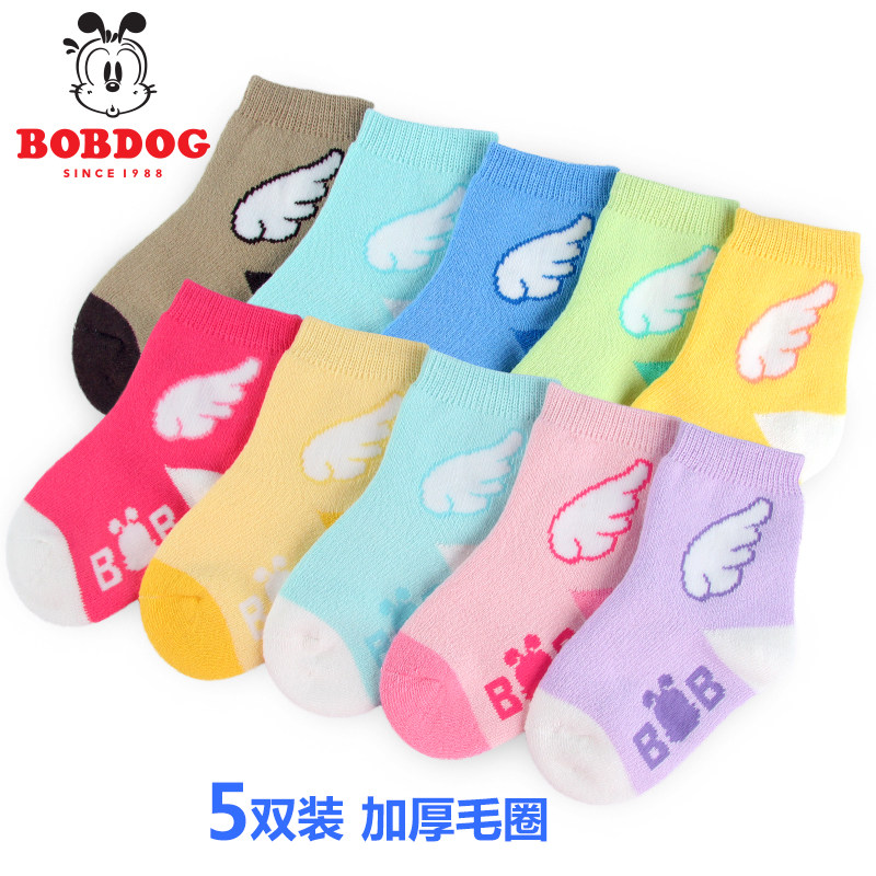 Children Socks Autumn Winter Children Socks Boy Girl Ye Christmas Socks 1-3 Year Old Baby Cotton Socks Winter Thickening