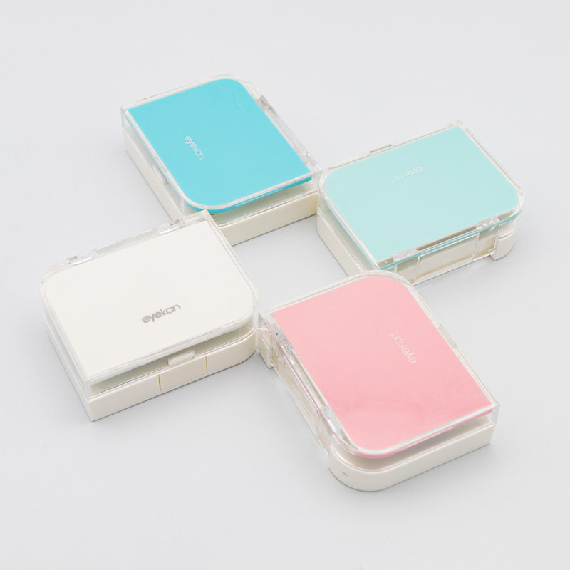 OK Mirror Cylindrical RGP Hard Glasses Case Portable containing box lenses Pastorage bottle corneal shaping mirror suction bar-Taobao