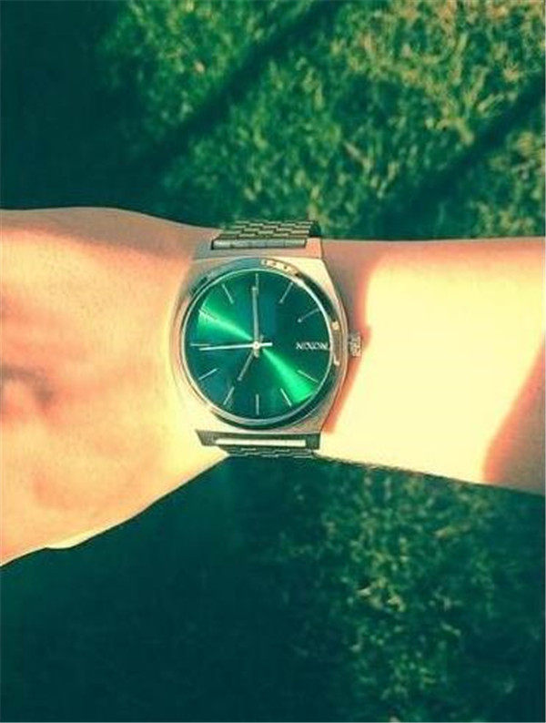 Часы Европа 代购尼克松nixon手表 简约男女石英表金绿色时尚腕表a0451919