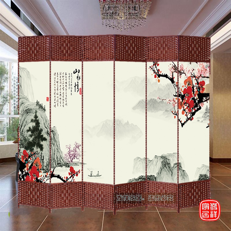 Trung Quốc màn hình phân vùng phòng khách sạn hai mặt văn phòng di động gấp thẩm mỹ viện thời trang đơn giản hiện đại màn hình gấp - Màn hình / Cửa sổ vách ngăn phòng thờ bằng gỗ