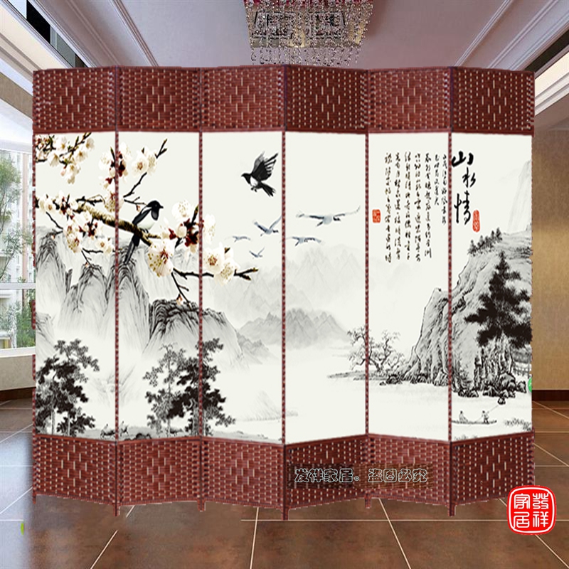 Trung Quốc màn hình phân vùng phòng khách sạn hai mặt văn phòng di động gấp thẩm mỹ viện thời trang đơn giản hiện đại màn hình gấp - Màn hình / Cửa sổ vách ngăn phòng thờ bằng gỗ