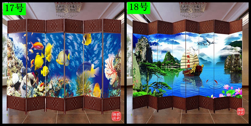 Trung Quốc màn hình phân vùng đơn giản gấp phòng khách hiên tường di chuyển màn hình gấp đơn giản văn phòng hiện đại màn hình gỗ rắn - Màn hình / Cửa sổ kệ ngăn phòng khách