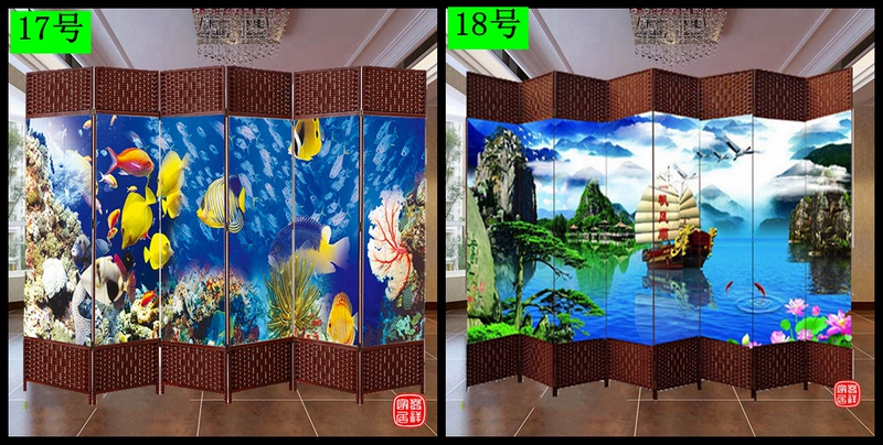 Trung Quốc màn hình phân vùng đơn giản gấp phòng khách hiên tường di chuyển màn hình gấp đơn giản văn phòng hiện đại màn hình gỗ rắn - Màn hình / Cửa sổ lam gỗ phòng khách đẹp