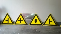 Traffic signs aluminum plate road signs road signs reflective signs limited load signs triangle warning signs