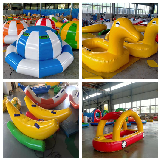 Children's Water Inflatable Toys, Million-Ball Ocean Pool, Banana Boat, Hot Wheels, Seesaw, Trampoline, Spinning Top, Duck Boat