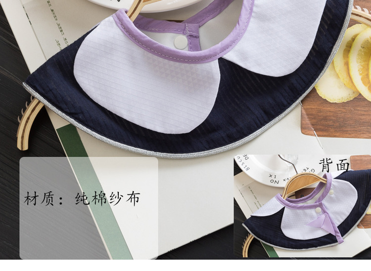 Tùy chỉnh bé bib bib bé nước bọt khăn bông mùa xuân và mùa thu mùa hè cotton sơ sinh cung cấp xoay 360 độ - Cup / Table ware / mài / Phụ kiện bộ đồ ăn silicon cho  bé