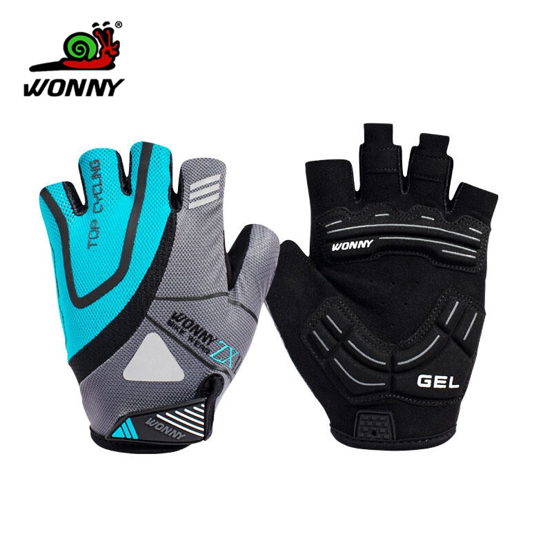 Half Finger Riding Male Mountaineering Bike Gloves Female Summer Style Shock Absorbing and Breathable Non-slip Comfort Children Pro-Child Bike