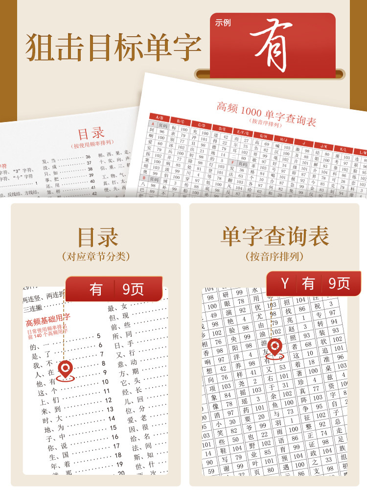Tian Yingzhang's Calligraphy Practice Book for Adults: Shaping and Perfecting Handwriting in Regular Script, Commonly Used Characters, and Rapid Learning of Cursive Script with Hard Pen