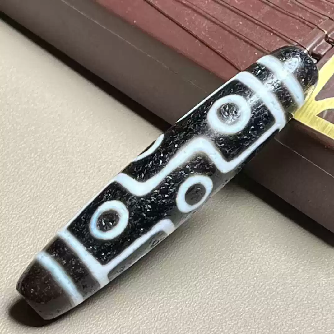 西藏九眼天珠李連傑同款含三界蓮師天珠天然瑪瑙