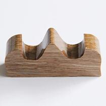 Solid wood mountain-shaped pen pen holder Log grain mountain-shaped brush pen holder Wooden pen holder Pen shelf Four treasures of Wenfang supplies