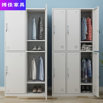 Nanning Iron Sheet Staff More Wardrobe With Lock Lockers Bathroom Workshop Six Doors Wardrobe Staff Dorm Shoes Bowls Cabinet