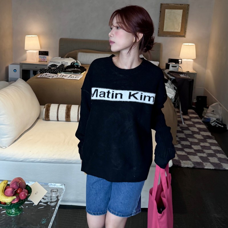 Matimkim Korean Spring and Autumn Textured Crochet Patchwork Sleeve Jacquard Round Neck Pullover Knitted Sweater Long Sleeve Women's Top Matimkim Korean Spring and Autumn Textured Crochet Patchwork Sleeve Jacquard Round Neck Pullover Knitted Sweater Long Sleeve Women's Top