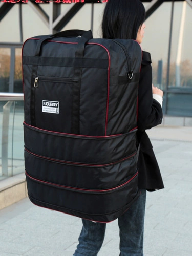 Вместительная и большая износостойкая складная универсальная сумка для путешествий, одеяло, багажный самолет для переезда, поворотные колеса