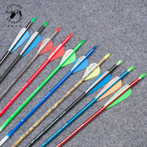 Apex 12 mixed carbon arrows Glass fiber pure carbon arrows Aluminum arrows interchangeable arrows composite bow archery equipment arrows