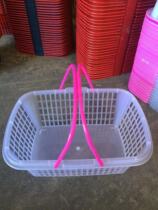 Flat bottom white new plastic basket Cherry loquat blueberry raspberry bayberry orange Strawberry peach mulberry fruit egg basket