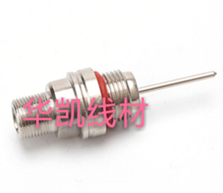 Manufacturer direct sales amplifier waterproof joint cable TV anti-tap J283 pin transfer F seat full copper