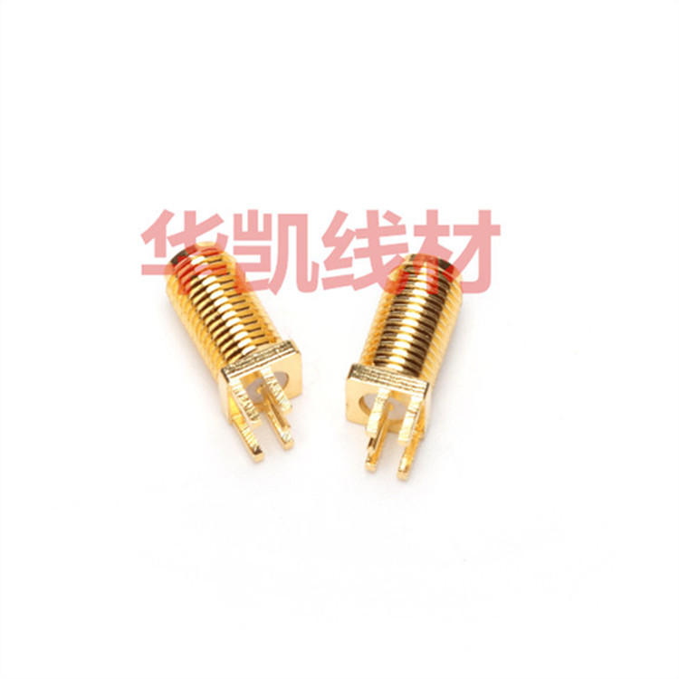 GGrowth SMA-KE outer screw inner hole partial foot antenna base Radio frequency connector SMA joint SMA female head seat sub