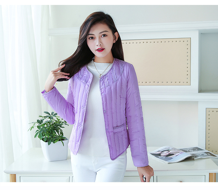Áo lót cotton ngắn nữ mùa đông xuống cotton nữ Slim mặc chống mùa nhỏ áo khoác cotton mùa đông ấm bên trong lót thủy triều áo phao nữ 2020