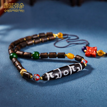 (Garland Pearl) Kalimantan Immersive Pendant Hide and Heaven Everest Division Three Everest Beads Male and Mens Lockbone Chain