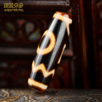 (Kale Blue Pearl) Tibet Zenghuai Zhizenghuai old material Sky beads to pure pendant Tibetan mens and womens baby bottle bracelet necklace