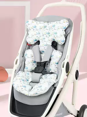 Stroller cushion autumn and winter four seasons universal baby stroller cushion cotton pad cotton cushion umbrella car thickened to keep warm