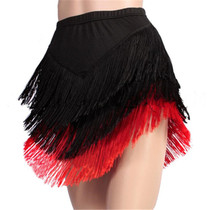 Latin dance rash skirt ladies adult short skirt skirt Latin practice dress square Latin dance dress dress