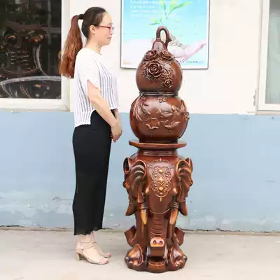 Gourd decoration Office living room lucky decoration housewarming craft gift decoration to send hotel hotel company opening gift