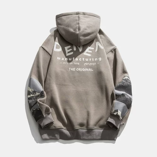 Демисезонная универсальная мужская толстовка с капюшоном, брендовые джинсы с начесом, куртка, в корейском стиле