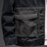 Мужская джинсовая осенняя демисезонная брендовая куртка для отдыха, оверсайз, в американском стиле