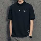 Летняя трендовая футболка polo, японская хлопковая брендовая рубашка для отдыха, с вышивкой