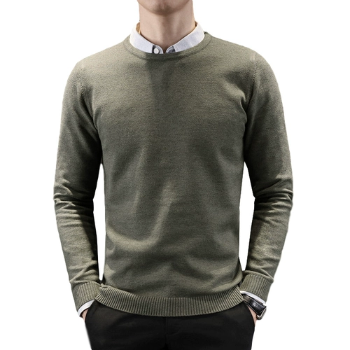 Утепленный удерживающий тепло кашемировый цветной приятный телу трикотажный свитер, высокий воротник