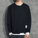 Комплект, мужская толстовка, тонкий свитшот, оверсайз, осенний